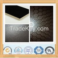 Anti-slip plywood and smooth plywood