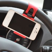 steering wheel phone holder