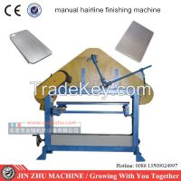 manual triangle plane hairline polishing machine