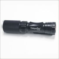 Zoomable Aluminium LED Flashlight Rechargeable with Rechargeable Battery