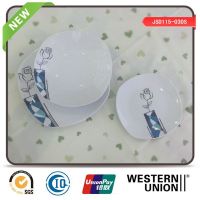 Blue Rose Ceramic Dinnerset in 18PCS