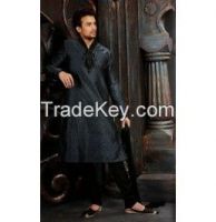 GREY KURTA WITH CHURIDAR