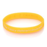 For gifts, sports etc. Silicone Rubber Bracelets