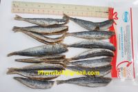 Dried round scad fillet and  headless