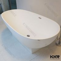 Solid Surface Small Size Freestanding Bathtubs Hot Tub for Sale 