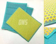 Microfiber Flocking Dual Kitchen Pads