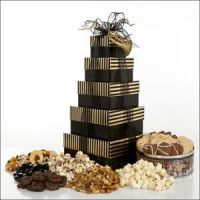 ELEGANT HOLIDAY SWEETS GIFT TOWER