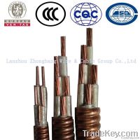 copper sheathed mineral insulated fireproof flexible cable mining appl