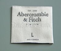 wholesale High-quality garment cotton woven labels/ hang tags