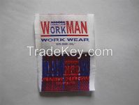 custom clothing label maker/custom woven labels for clothing/woven gar