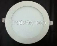 12W round recessed LED panel light 2700-3000K warmwhite