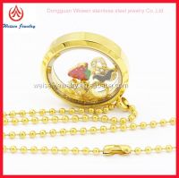 wholesale gold locket designs floating charm locket