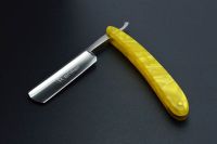 RenRen High Quality Stainless Steel  Straight Razor Barber Shaving Knife  Gold RR1202
