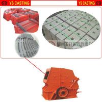 impact crusher blow bars/impact crusher hammer plates/impact crusher liner plates