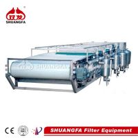 SF vacuum belt filter - sludge dewatering equipment with best quality control system
