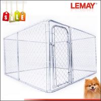 Hot-sale 10x10x6ft metal chain link fence outdoor dog kennel