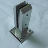 Stainless steel frameless glass pool fencing square spigot with base plate