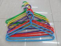 beaded clothes hanger