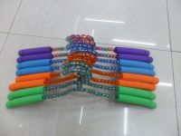 beaded clothes hanger