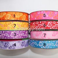 PRINT SNOW  GIFT GROSGRAIN RIBBON