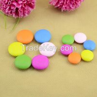 colorful wooden button