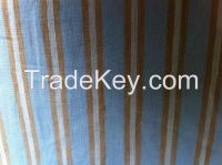 100%Linen fabric yarn dyed check design  for garment