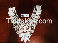 lace collar, lace for neck, V lace collar