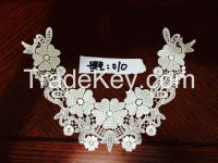 embroidery neck lace neck patches, neck lace design