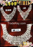 neck lace collar, embroidery neck lace for clothing