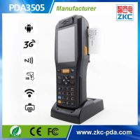 Handheld Android PDA with printer barcode scanner 3G WIFI RFID reader