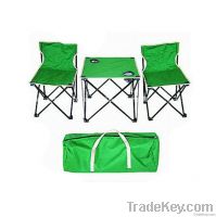 Hot Selling Cheap Metal Oxford Folding Table and Chair Sets