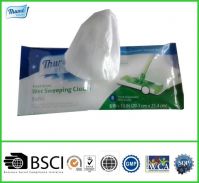 Nonwoven mopping cloths with scrubbing plastic tip 8pcs pack