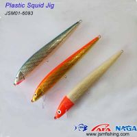 wholesale plastic fishing squid jigs lure
