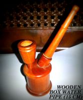 Wooden Box Water pipe 