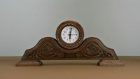 Wooden desk clock