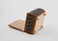 Square wooden box