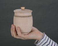 Wooden spice pot