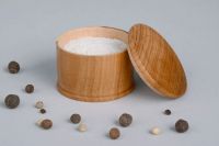 Wooden salt-spice cellar