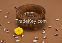 Carved wooden candy bowl