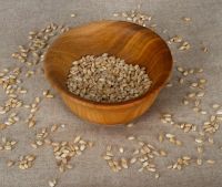 Bowl made of natural wood