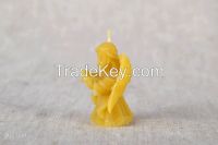 Candle made of natural wax "Angel"