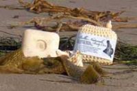 Natural Seaweed Soap Wrapped in Sisal Fiber