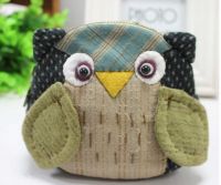 cutie owl  purse bag coin bag  DIY patchwork material kit sewing kit