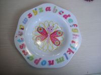 Melamine Coloured bowl With Decal