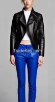 fashion leather jacket for women