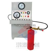 Fire extinguisher N2 filling and gauge check machine