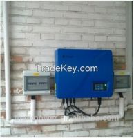 Hot sale 4.4KW 50/60HZ pure sine wave on-grid/grid-tied inverter with dual MPPT tracking
