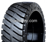 MOLDED-ON SOLID TIRES TRA PATTERN
