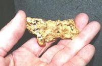 Raw Gold Nugget and Diamonds