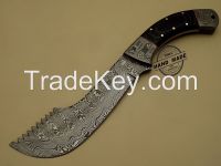 Custom Handmade Damascus Steel Hunting Best Chopper Knife Hunter knife